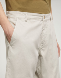 Aspesi Bermuda Cotton Gabardine Chino Shorts Ghiacco 52