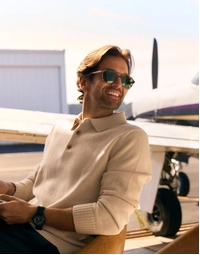 AMERICAN OPTICAL | Racer | Black Tortoise Grey Lens