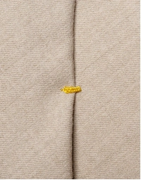 ETON | Solid Wool Flannel Tie | Biege