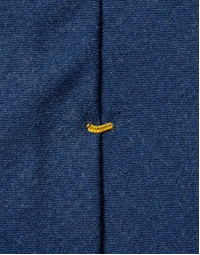 ETON | Solid Wool Flannel Tie | Dark Blue