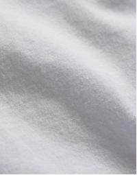 Sueded Jersey Polo White 3