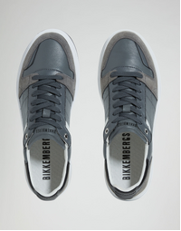 Men's Claudius Lace Up Sneakers in Grey Size 40