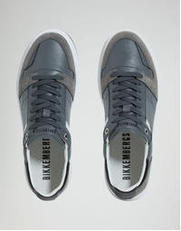 Men's Claudius Lace Up Sneakers in Grey Size 40