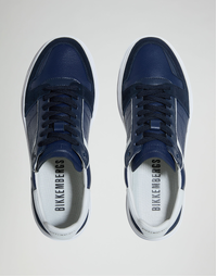 Men's Claudius Lace Up Sneakers in Blue Size 40