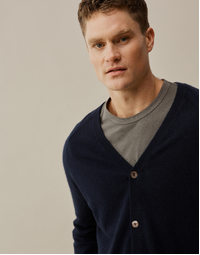 Dr Watkins Button Cardigan Navy Small