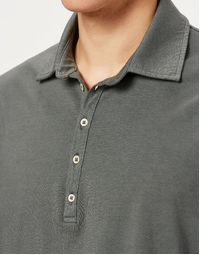 Ischia Cotton Cashmere Polo J0084 Graphite (XL)