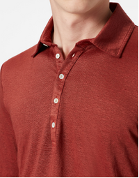 Raya Long Sleeve Polo Shirt J0042 Paprika (M)