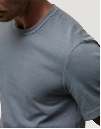 Short Sleeve Crew Neck Bluestone Pigment (1)