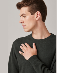 Ernest Classic Crew in Pine X-Large