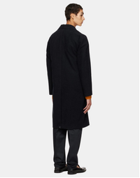 Franz Moleskin Cotton Coat Black Navy (L)