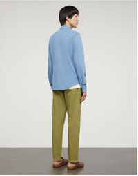 Garment Dyed Cotton Jersey Shirt Sky Blue (XXL)