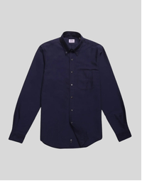 Oxford Cotton Shirt with Button-Down Collar (40)