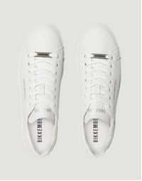 Men's Recoba Lace Up Sneakers in Off White Size 40