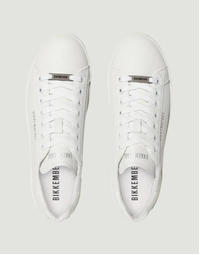 Men's Recoba Lace Up Sneakers in Off White Size 40
