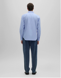 Sedici Classic Cotton Poplin Shirt Sky Blue (40)