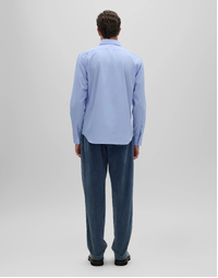 Sedici Classic Cotton Poplin Shirt Sky Blue (40)