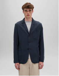 Lyocell Cotton Samuraki Jacket Navy (M)