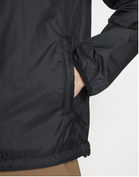 Nylon Jacket with Hood Black (XXL)