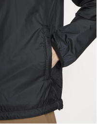 Nylon Jacket with Hood Black (XXL)