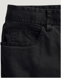 Brushed Twill 5-Pocket Denim Trousers Black (30)