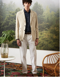 Genova Classic Cotton Shirt T4359 Nero Lavato (M)