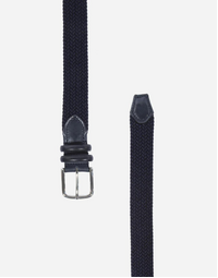 Gavazzeni Marte Elastic Woven Belt Navy (85)