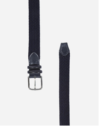 Gavazzeni Marte Elastic Woven Belt Navy (85)