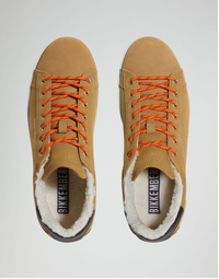 Men's Recoba Lace Up Sneakers in Dark Honey Size 40