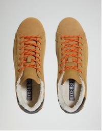 Men's Recoba Lace Up Sneakers in Dark Honey Size 40