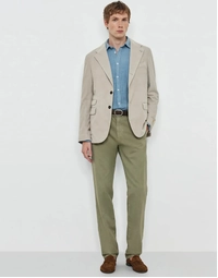 Canary Round Collar Shirt T0033 Avio (S)