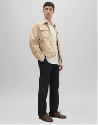 New Herman Cotton Trousers Navy (46)