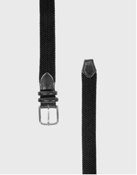 Gavazzeni Marte Elastic Woven Belt Black (95)