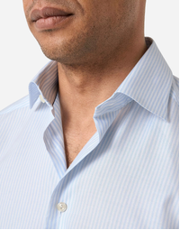 Bengal Striped Signature Oxford Shirt Light Blue (39)