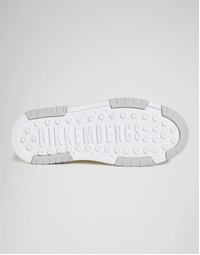 Men's B4sk3t Lace Up Sneakers in Off White Size 40