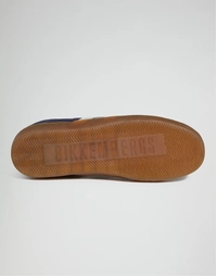 Men's Recoba Lace Up Suede Sneakers in Navy Size 40