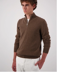 JCK Half-Zip Sweater Driftwood (S)