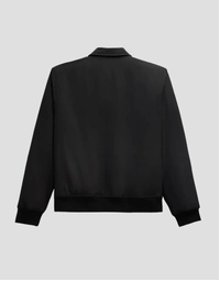 Recycled Twill Bomber Jacket Black (1)