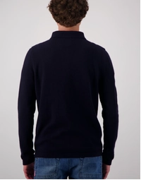 Endeavour Long Sleeve Cashmere Polo Dark Navy (M)