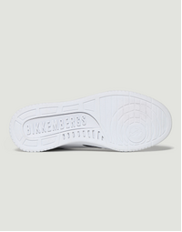 Men's Shaq Lace Up Sneakers in White with Black Size 41