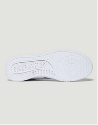 Men's Shaq Lace Up Sneakers in White with Blue Size 40