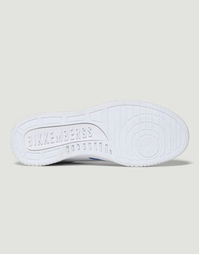 Men's Shaq Lace Up Sneakers in White with Blue Size 40