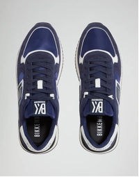 Men's Puyol Lace Up Sneakers in Navy Size 40