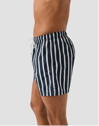 Striped Swim Shorts Dark Blue (S)