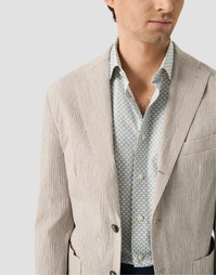 Motif Signature Twill Shirt Mid Blue (39)