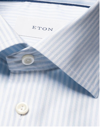 Bengal Striped Signature Oxford Shirt Light Blue (39)