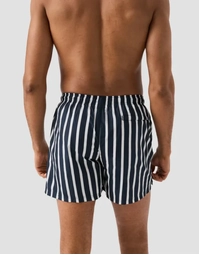 Striped Swim Shorts Dark Blue (S)
