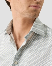 Motif Signature Twill Shirt Mid Blue (39)