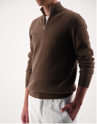 JCK Half-Zip Sweater Driftwood (S)