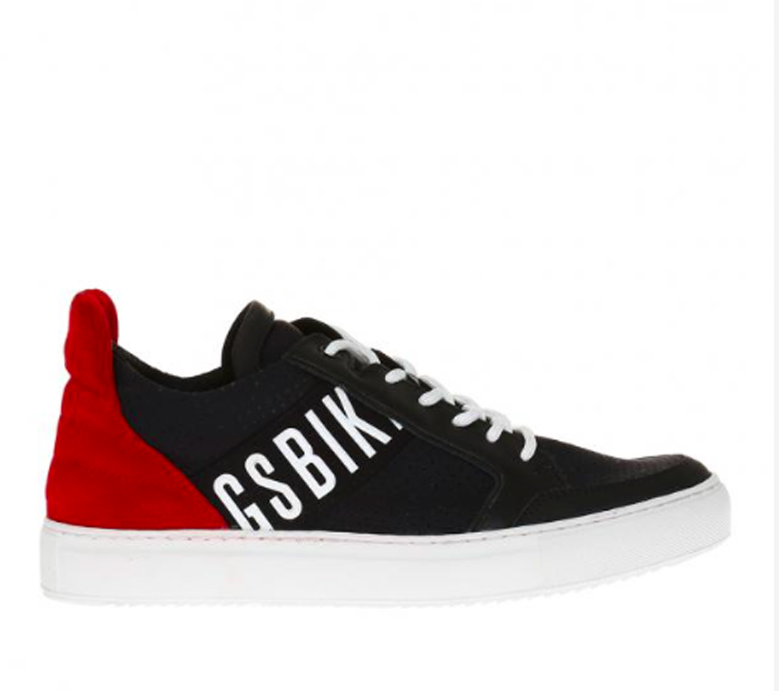 red and black lace shoes