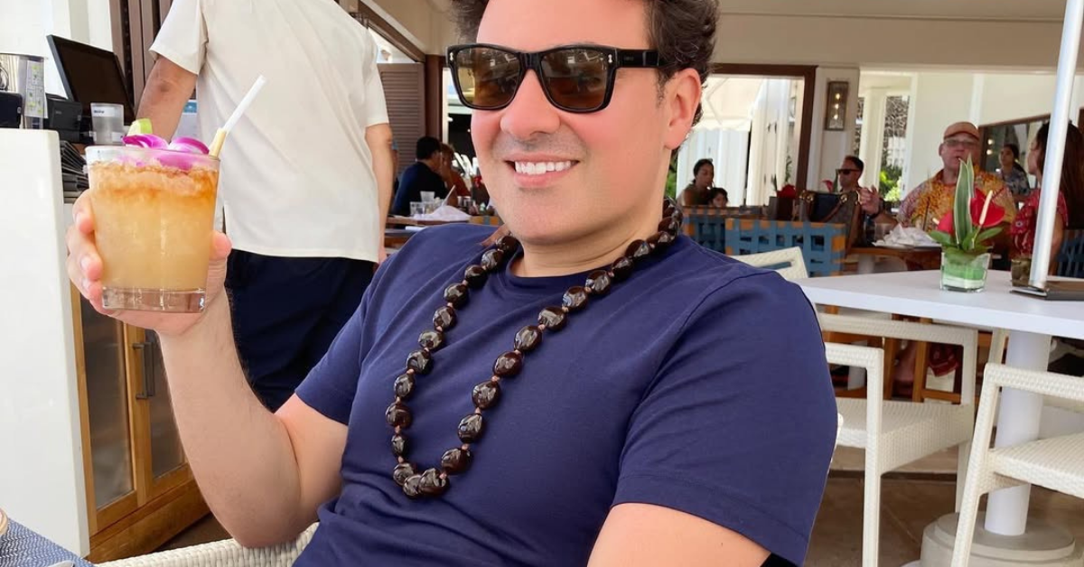 Aaron Zerefos showcasing understated premium casualwear in Melbourne, during Grand Prix week